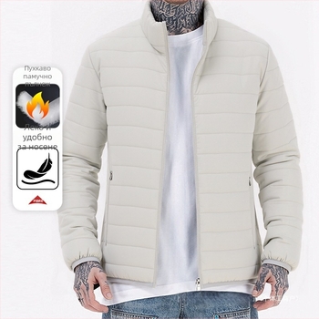 Памучно яке с пълнеж от имитационна коприна-памук; Chenille плат със спандекс; ултра къса дължина; стойкова яка