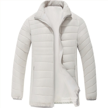 Памучно яке с пълнеж от имитационна коприна-памук; Chenille плат със спандекс; ултра къса дължина; стойкова яка