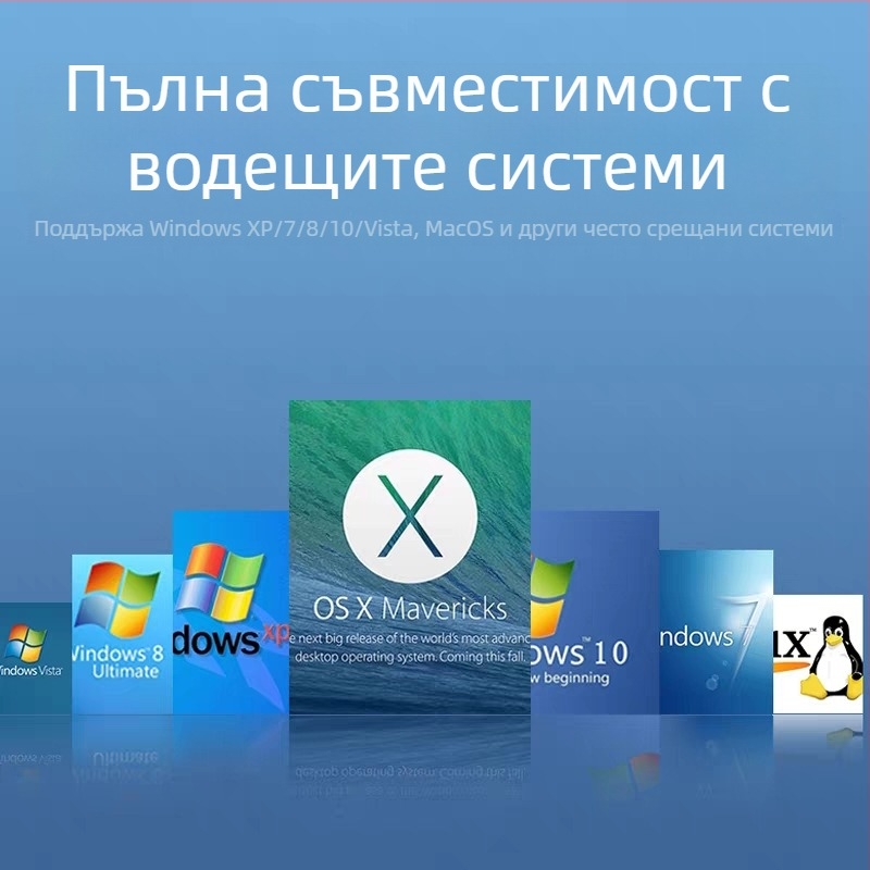 USB-C до RJ-45 адаптер за гигабитен Ethernet, без драйвери, поддържа скорости 10/100/1000 Mbps, LED индикатор, съвместим с лаптопи