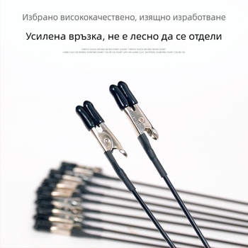 Клип за боядисване и сушене на модели с аерограф – антизадържаща щипка, метално/пластмасов корпус, тегло 63 g