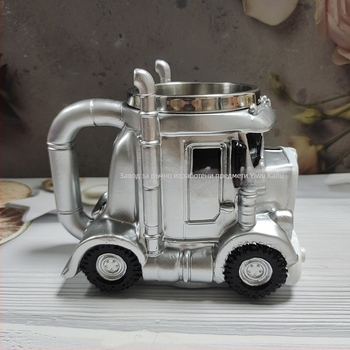 Semi-Truck чаша за кафе Kai Tu KT188 — Карикатура, украса от смола, синтетична смола