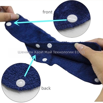 6 бр. подплата за каска със лента за изпотяване, полиестер, миеща се