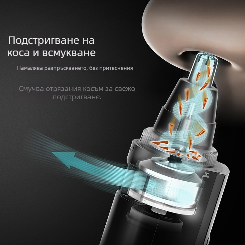 Panasonic ER-PGN70 Тример за носни косми - Батерийно захранване, Водоустойчив, Измива се под течаща вода