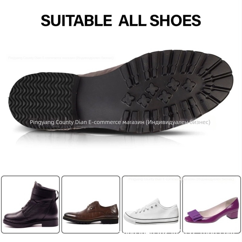 Дамски противохлъзгаши подметки за високи обувки, дълга лента, универсален модел, гума, номер XT99, подходящи за всички сезони