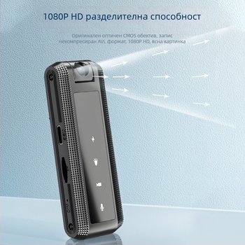 CD01 Видеозаписваща писалка с клип, 24 часа запис, до 256 GB памет, видеозаснемане, USB 2.0