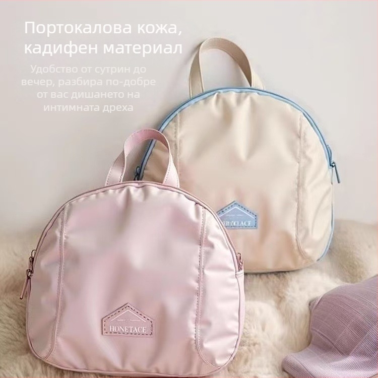 Чанта за съхранение на бельо и чорапи, три в едно пътуващ органайзер, преносим стил на чанта, Peach Skin материал, модел snb-065