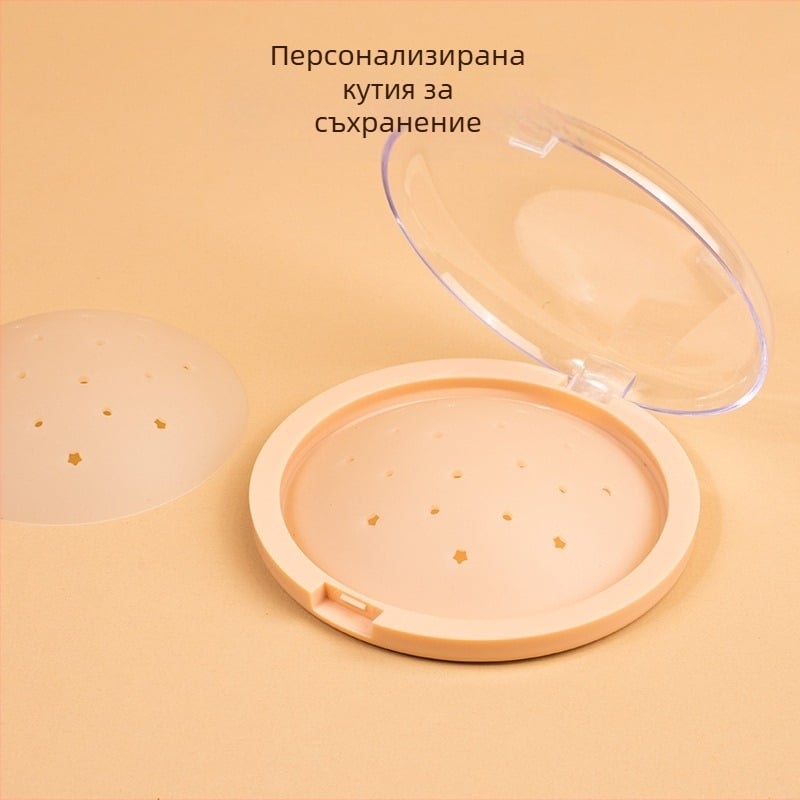 Силиконова лепенка за бюст - дишаща, невидима, ултра тънка, кръгла форма, секси дизайн