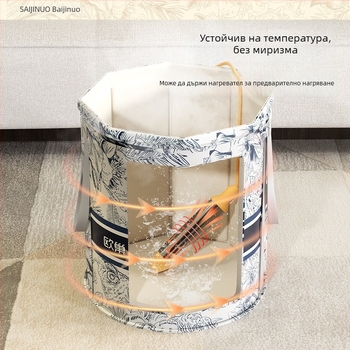 Домашна преносима сгъваема кофа за крака, термоизолация с поддържане на постоянна температура, керамична конструкция, CE сертифицирана