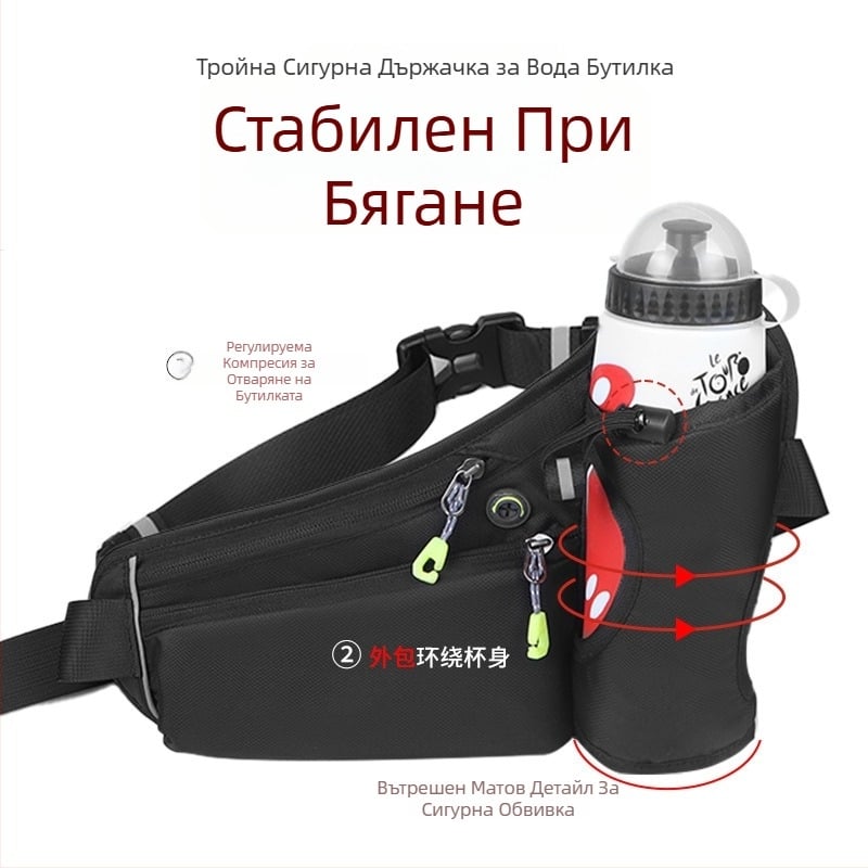 Ambusher поясна чанта за велосипед – найлон, модел 1252, капацитет 2