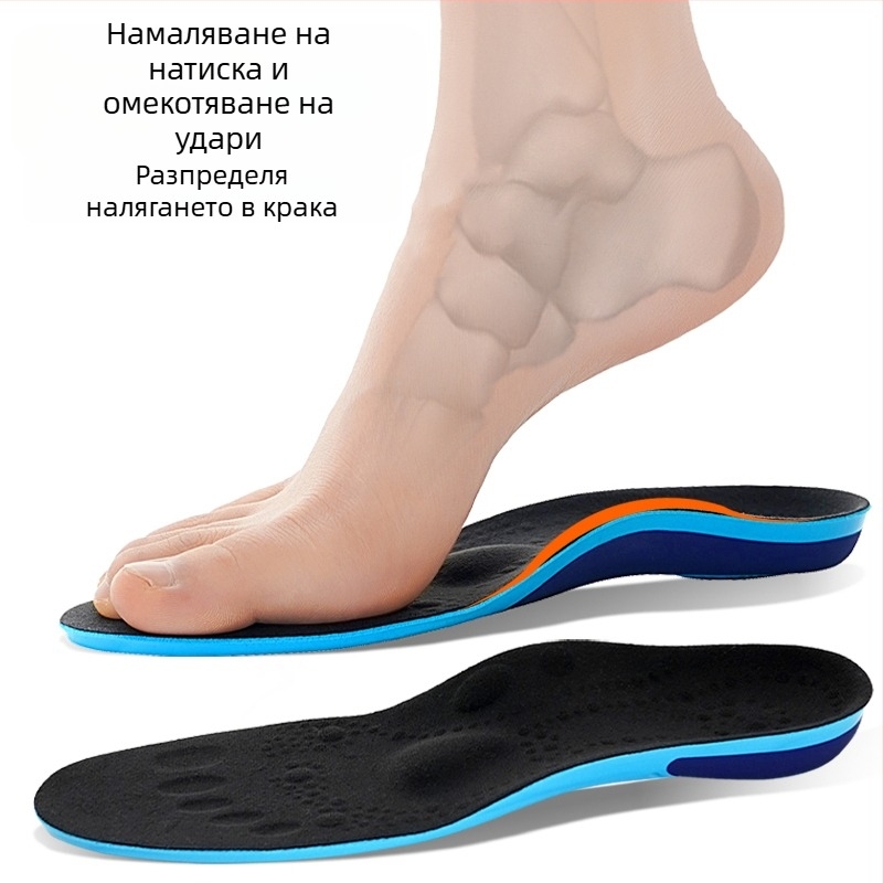 Дървена стелка за болка в петата за платнени обувки, пролет