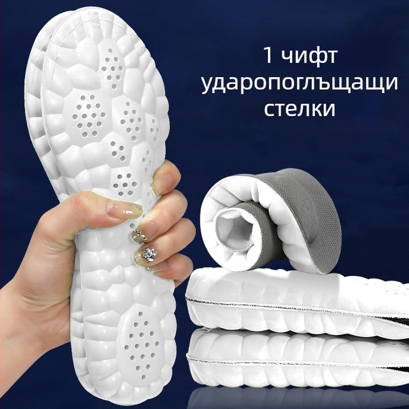 Дървена стелка за болка в петата за платнени обувки, пролет