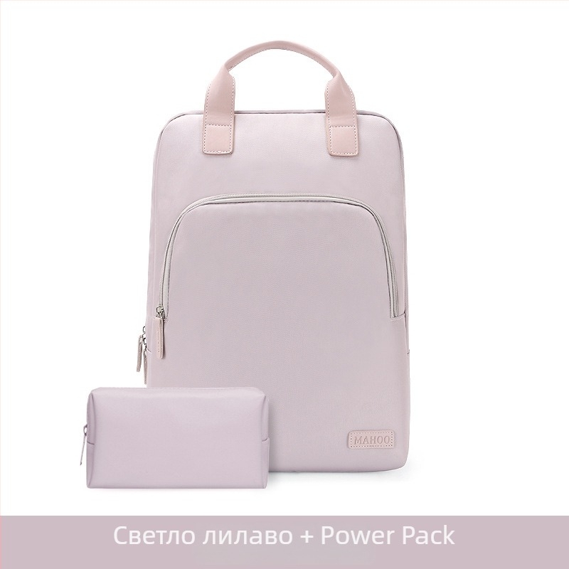 Чанта за лаптоп с презрамка за рамо, дишаща нейлонова, подплата полиестер, защита с въздушна възглавничка, съвместима с Lenovo, Apple, Dell