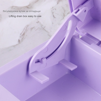 Кутия за дезинфекция на маникюрни инструменти с алкохолна дезинфекция, ножици за кожички и стоманен инструмент за кожички, голям капацитет