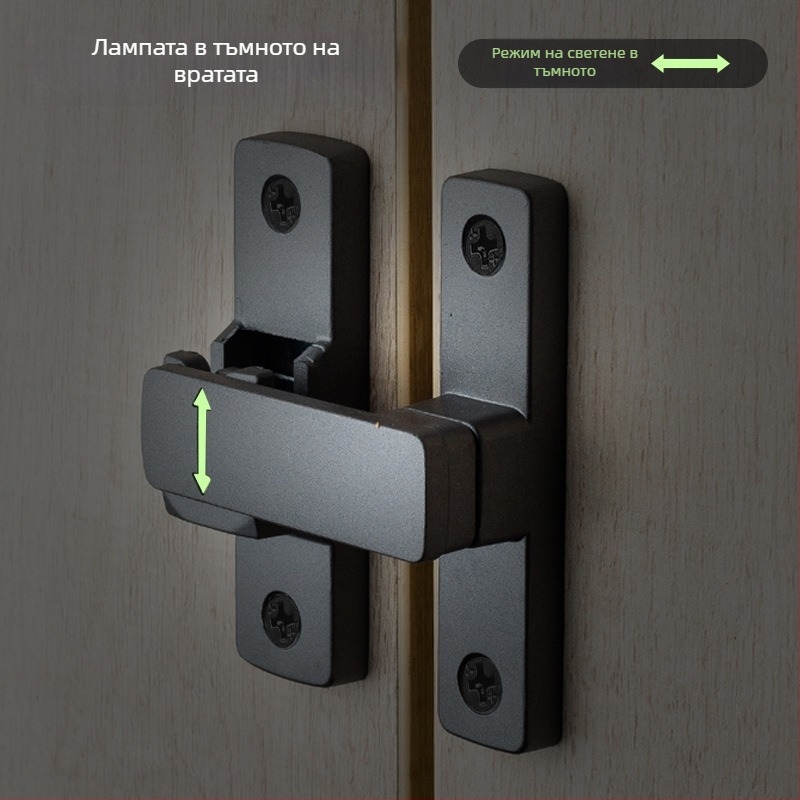 Butterfly latch, zinc alloy, универсален за ляво и дясно, светещ заключващ механизъм, модел MK-A, Solot