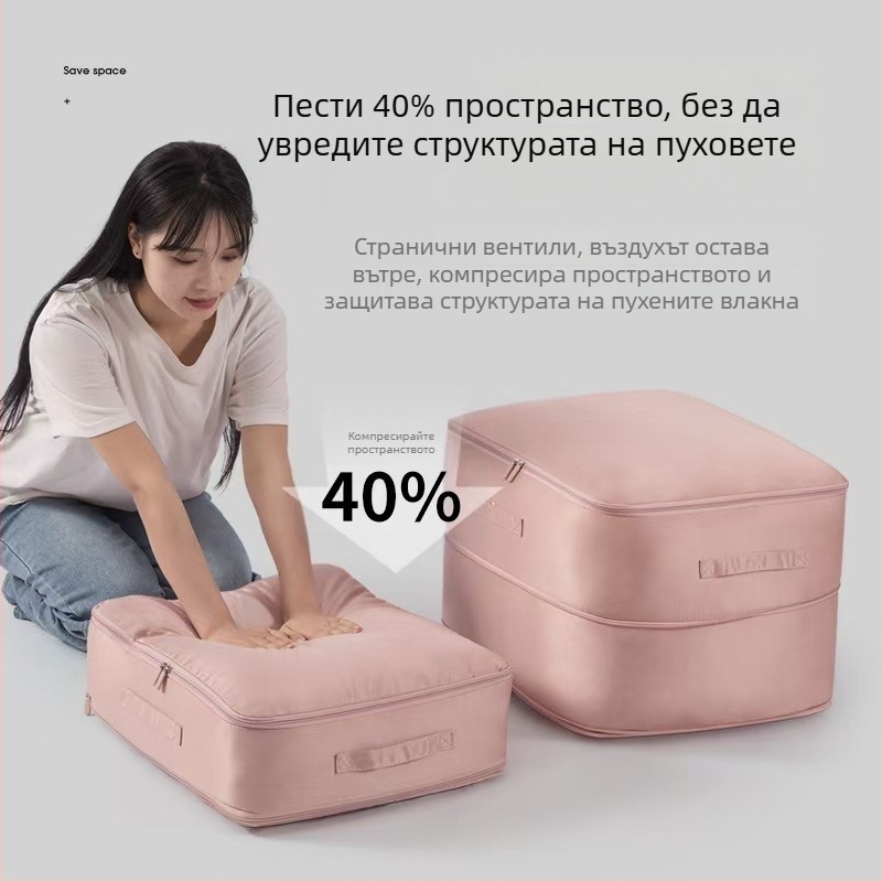 Чанта за завивки - полиестер, многофункционална, за бельо, завивки и дрехи (Чанта за завивки; полиестер; многофункционална; бельо, завивки, дрехи)