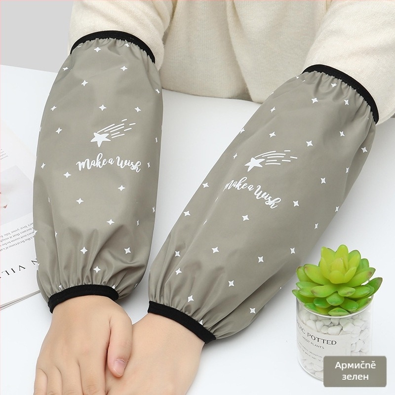 Кухненски водоустойчив ръкав (солиден модел, Tarpaulin материал, печат, за възрастни)