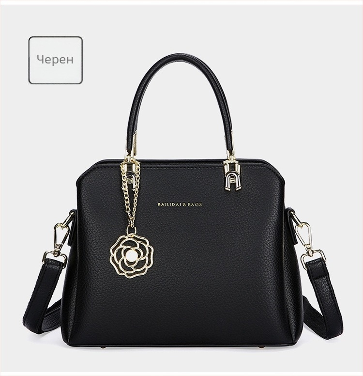 Чанта Tote от PU кожа, градски минималистичен стил, с цип за отваряне, полиестерна подплата, вътрешен джоб за телефон и джоб с цип