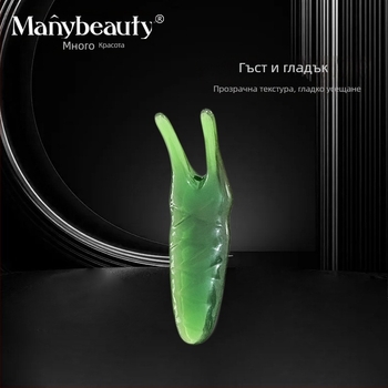 Инструмент за лице от естествена смола за масаж на носа и зоната около очите