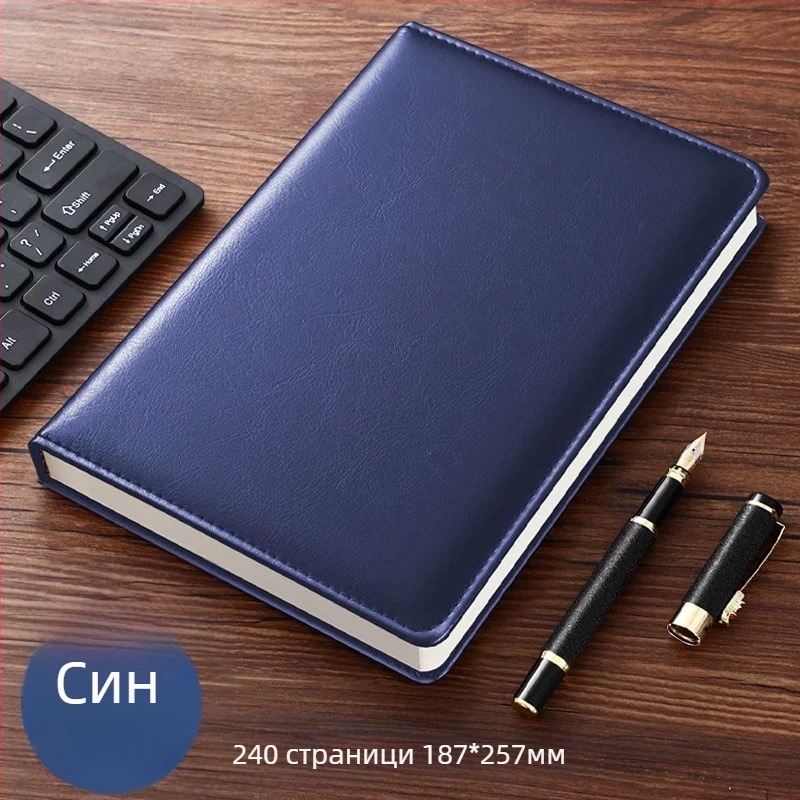 Бележник Emma the bunny, PU корица, нитово подвързване, Dowling хартия 80 г/м², стил бизнес офис