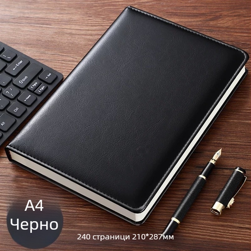 Бележник Emma the bunny, PU корица, нитово подвързване, Dowling хартия 80 г/м², стил бизнес офис