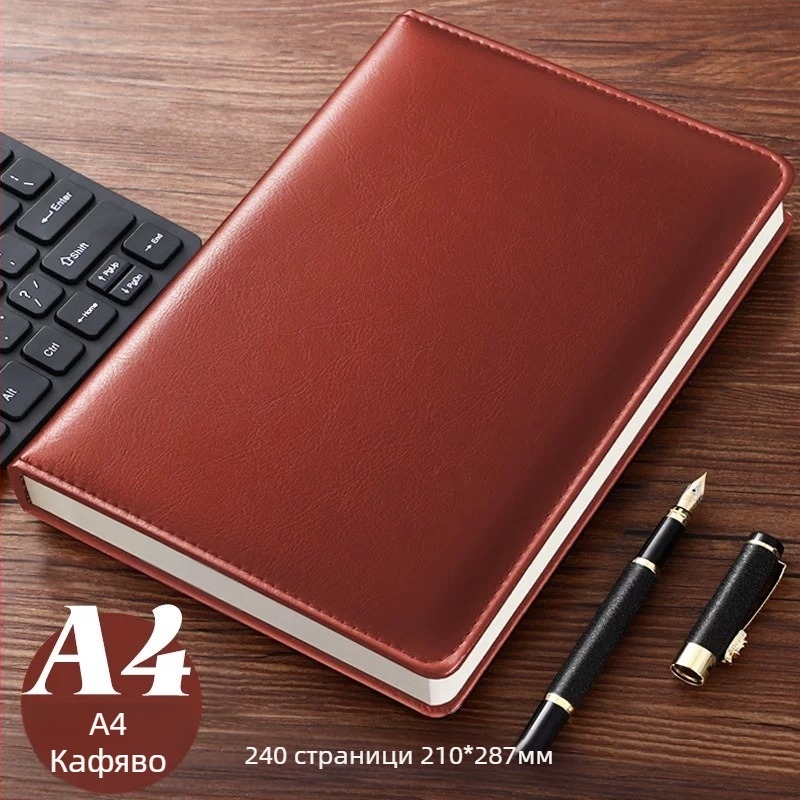 Бележник Emma the bunny, PU корица, нитово подвързване, Dowling хартия 80 г/м², стил бизнес офис