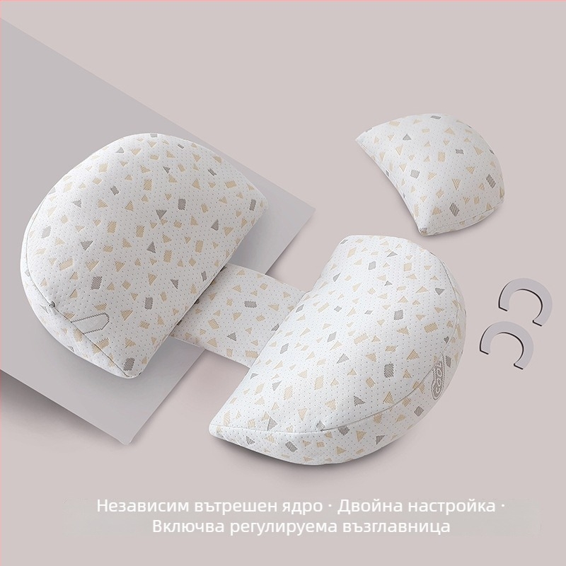 Възглавница за бременни с У-образна форма | марка Blue Love Flower | ядро: 100% памук | тегло 1.05–1.50 кг | подходяща за цялата бременност