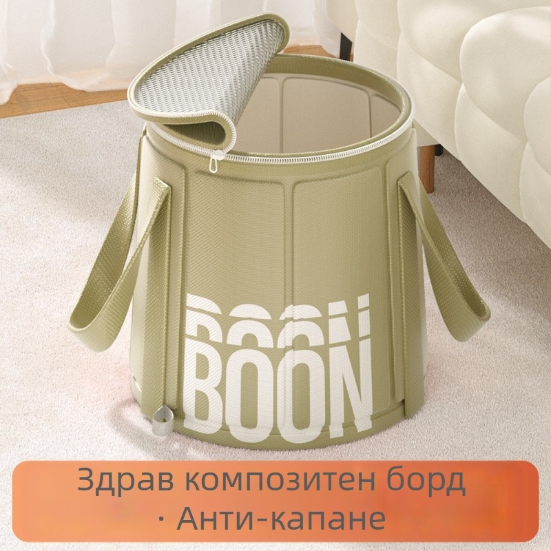 Сгъваема вана за крака с височина над прасеца, керамична, скандинавски стил, преносима