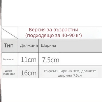 Протектор за китка от гъба – за деца (материал: гъба; защитена част: китка; категория: ортез за китка)
