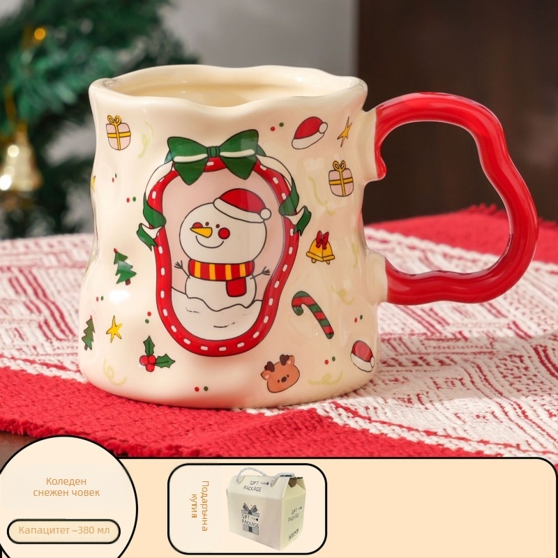 Керамична чаша с модерен минималистичен стил, термоустойчива, кръгла форма, персонализирано лого.