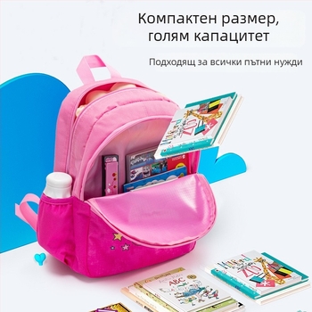 Детска раница Единорог, Оксфорд плат, дишаща, ултралека, презрамки с въздушни възглавници