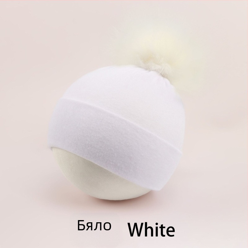 Пуловерна шапка за бебета с куполна горна част и козирка за ушите, топла и ветроустойчива, за деца до 2 години