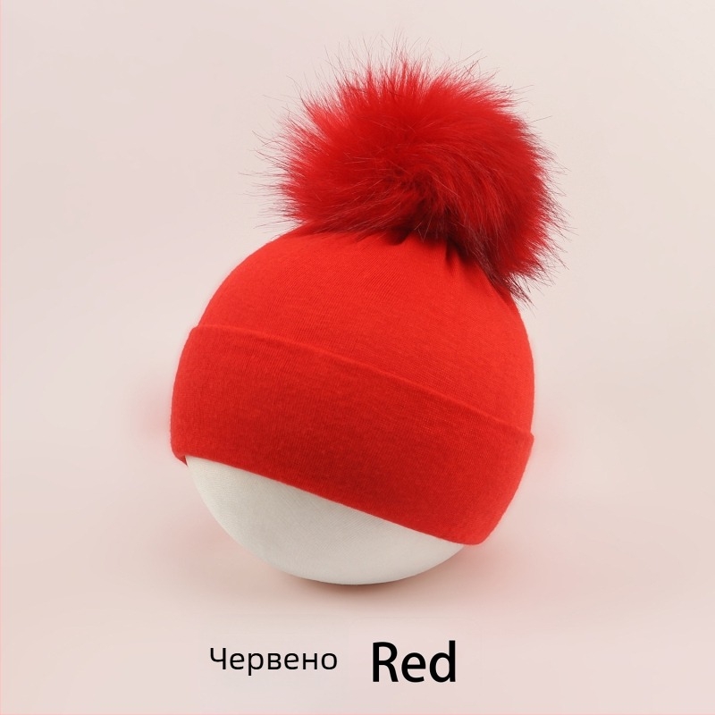 Пуловерна шапка за бебета с куполна горна част и козирка за ушите, топла и ветроустойчива, за деца до 2 години