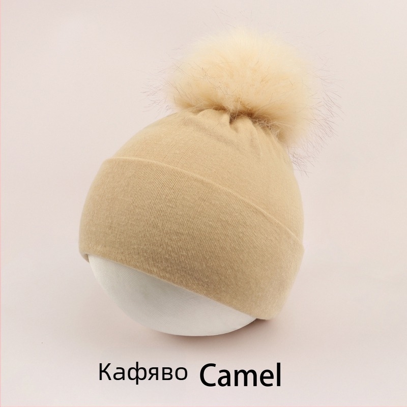 Пуловерна шапка за бебета с куполна горна част и козирка за ушите, топла и ветроустойчива, за деца до 2 години