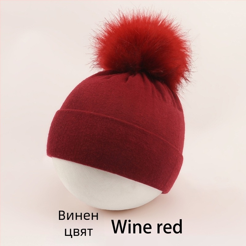 Пуловерна шапка за бебета с куполна горна част и козирка за ушите, топла и ветроустойчива, за деца до 2 години