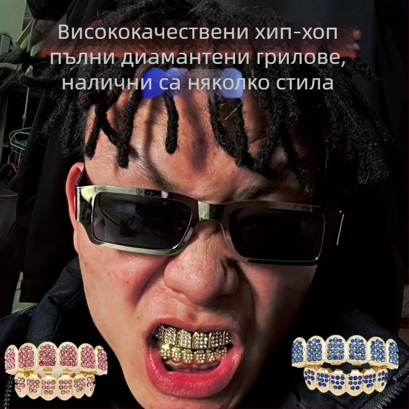 Зъбна украса за костюми - сплав, електроплатина, карикатурен стил, свеж и сладък дизайн, пролет 2025