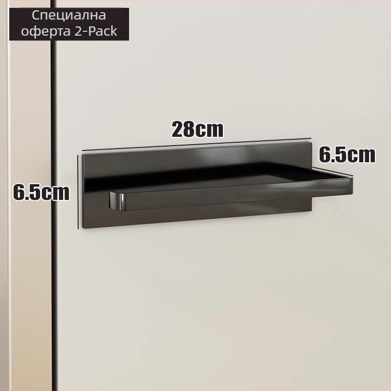 Кухненски страничен магнитен рафт за хладилник със закачваща кошница, еднослоен, стил General и Mini, за пътуване, монтаж необходим