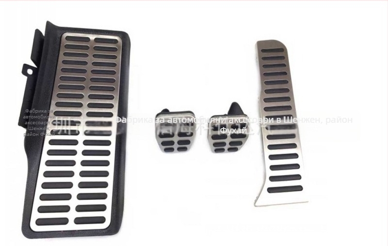 Метален педален комплект за Volkswagen Passat B6/B7 CC и Skoda Superb — педали за газ и спирачка, алуминиева сплав, за механична трансмисия