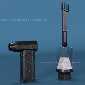 Ръчен мини вентилатор с безчетков мотор, USB захранване, 3 скорости, осветление, вградена батерия 1200–2000 mAh (3 скорости; USB захранване; 1200–2000 mAh; осветление)