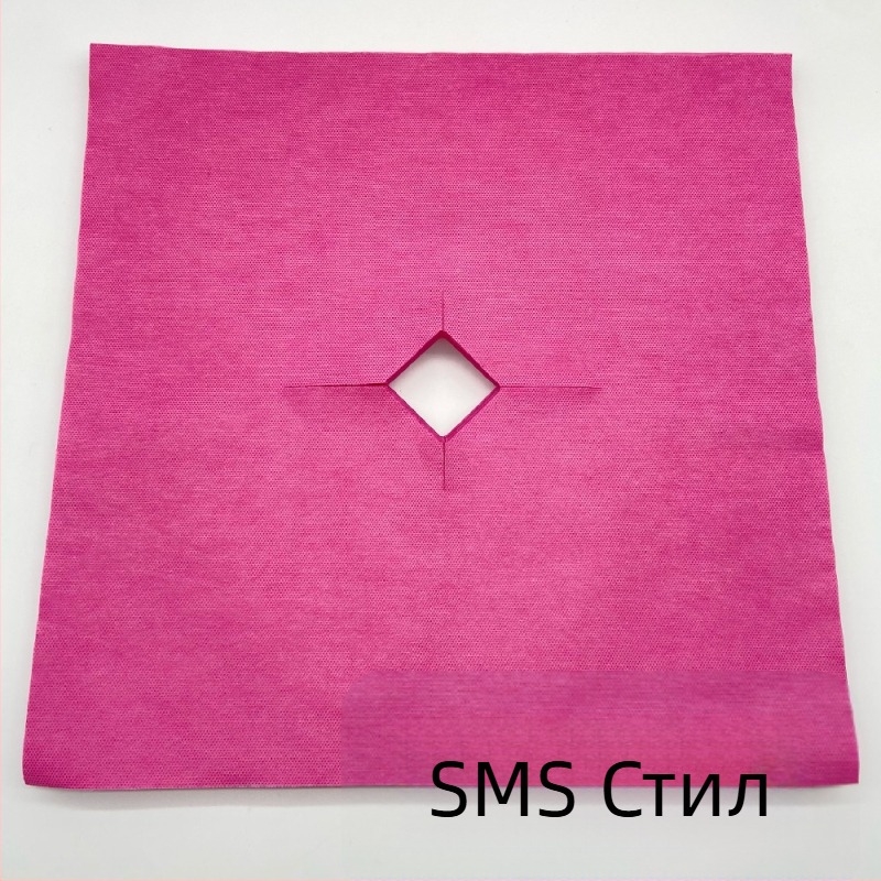 Еднократна козметична подложка за лице от нетъкан текстил, моноцветна, с печатано лого, възможност за персонализация