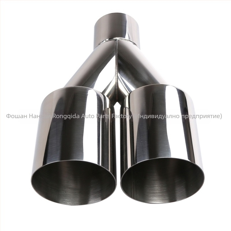 DTOUCH неръждаема стоманена изпускателна тръба, Y-образна, модификация 1-до-2, четири изхода, универсална