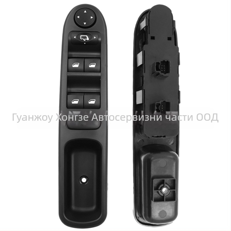 Превключвател за повдигане на прозореца за Peugeot 307, лява предна врата, 6554.KT