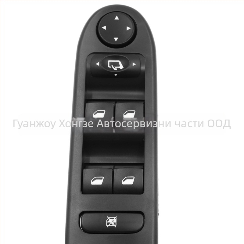 Превключвател за повдигане на прозореца за Peugeot 307, лява предна врата, 6554.KT