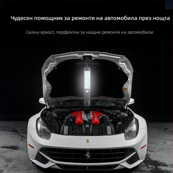 USB мултифункционална аварийна ръчна лампа с регулируема яркост, IP65, LED 5730, 3000 lm, USB захранване 5V