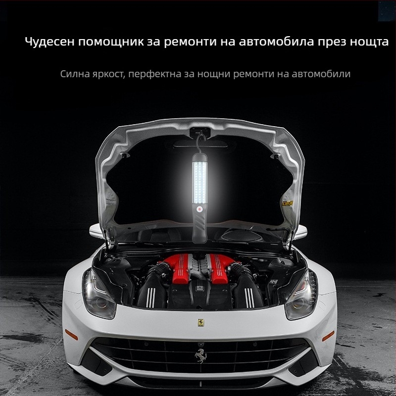 USB мултифункционална аварийна ръчна лампа с регулируема яркост, IP65, LED 5730, 3000 lm, USB захранване 5V