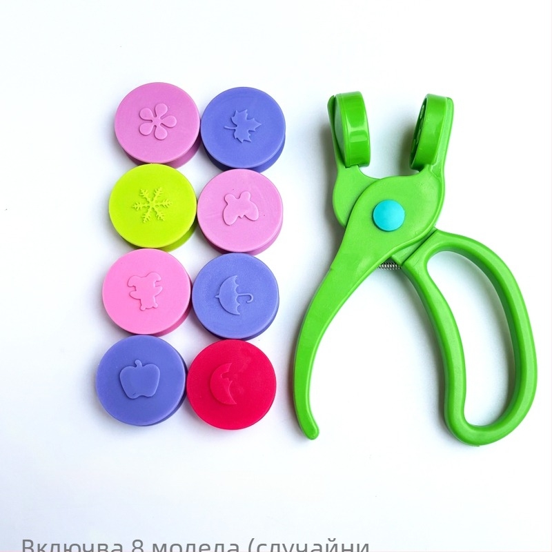 Комплект ембос-печат за деца - DIY занаяти за детска градина и дневник - ABS материал