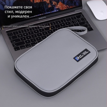 Чанта за организиране на кабели за данни, модел 5009, ръчна чанта, кожеподобен материал, лек лукс, мултифункционална