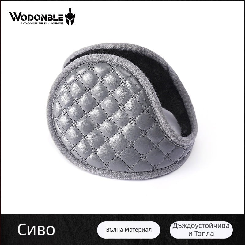 Унисекс Ear Muffs, plaid cotton топлина за зима и есен, подходящи за пътуване
