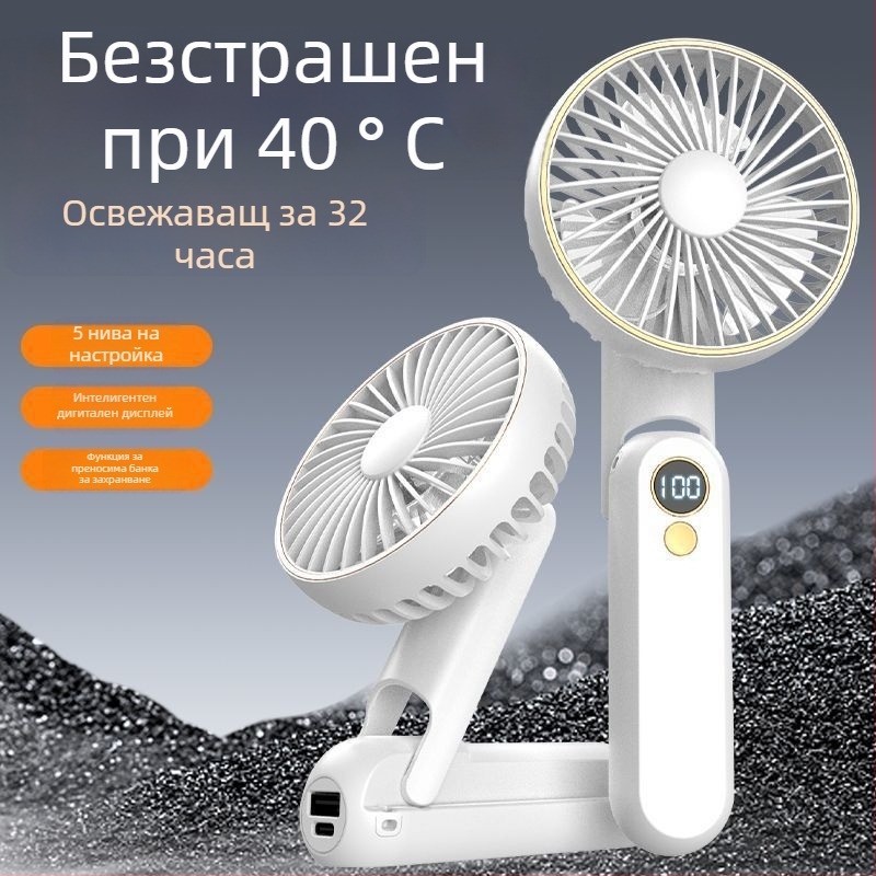 Вентилатор за врата с водно охлаждане, безчетков мотор, DC захранване, мощност 1W, ръчно регулиране на скоростта чрез въже