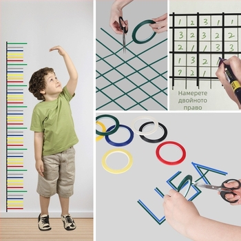 Лента за означаване на бяла дъска, PET основа; акрилно лепило; едностранна лента; отрязване с нож