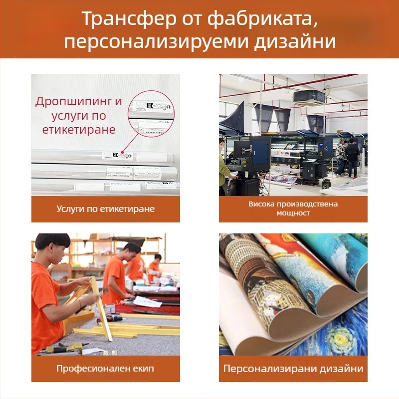 Абстрактна картина за стена – без рамка, маслена картина върху платно, модерен минимализъм, подходяща за всекидневна, спалня и кабинет